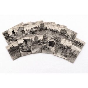 Postcards Randy Rolffs Remember Yesteryear Farm Rural Americana Pella Iowa Lot